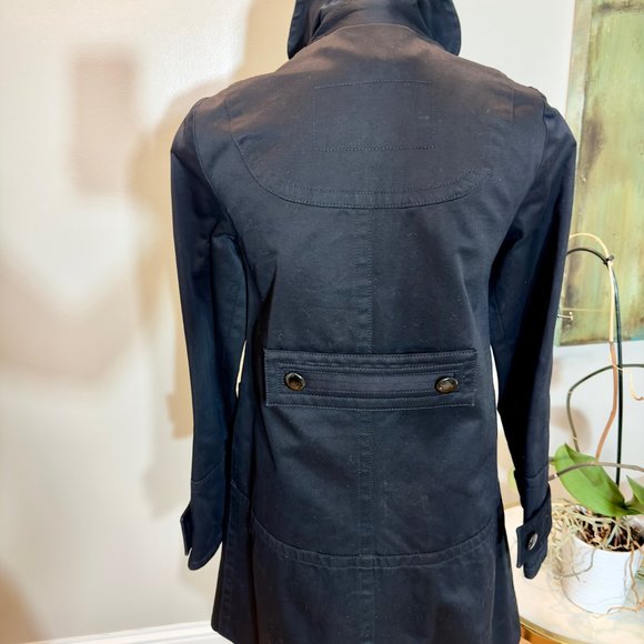 Marc by Marc Jacobs Navy Blue Trench Coat- XS - Picture 2 of 4